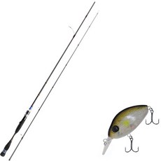 Aomax Neo Black Spinning Type擬餌竿 S-662ML+Damiki DC-200硬餌擬餌 55mm 304H SP AYU, 1套