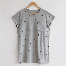 마미누리 F 콧수염 반팔 수유티