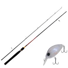 Apice Fire Storm釣魚竿 S662ML+Damiki DC-200硬餌路亞竿 55mm 267H GHOST SMOG, 1套