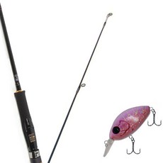 Won Da Avalon捲線器擬餌釣竿 602M+Damiki DC-200硬餌擬餌 55mm 228H SPINE ILLUSION, 1套