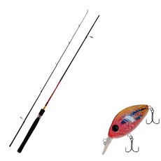 Apis Fire Storm 鱸魚路亞釣竿 S662ML + Damiki DC-200 硬餌路亞 55mm 216H APACHE, 1套