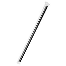 커피촌 스트로우 7mm x 210mm 일자 검정 개별포장, 1개입, 500개