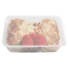 Picnic House 耐熱單格一次性便當盒, 1個, 10個