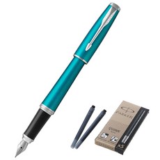 PARKER 派克 Urban N Core 鋼筆實惠組合, F, 活力藍