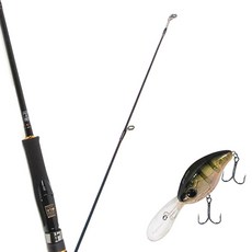 Won Da Avalon捲線器擬餌釣竿 662ML+Damiki DC-300硬餌擬餌 55mm 305H SUN FISH, 1套