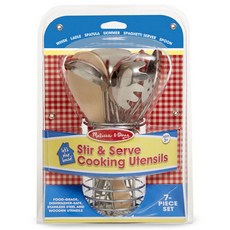 Melissa&Doug 美國瑪莉莎 廚具組 MD9351, 混色