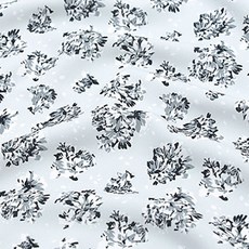 絲質雪紡雪花水晶布料, 淺灰