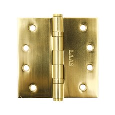 Ras黃銅門鉸鍊 金色光澤 4*4吋, 1個