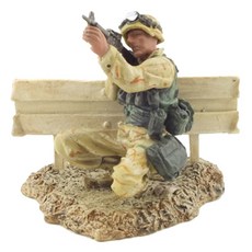 UNIMAX複製品 1/32 US Marine PFC Miller UMX990103DI 金屬士兵軍事模型, 1個