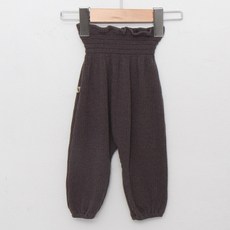 BABYBLEE 嬰兒鬆緊褶針織褲