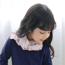 미미키드 유아동용 머플러 스프링체크