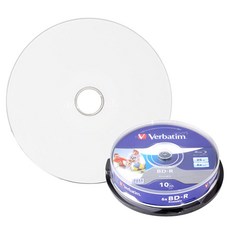Verbatim 威寶 BD-R 可打印空白光盤 6X 25GB 10p + 蛋糕桶, 單品