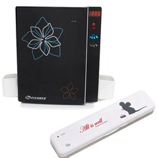 Dr.CLEANER 家用型家用牙刷消毒器BIO-103+電池USB組合便攜BIO-301 12生肖, 黑色（家用），鼠標（便攜）, BIO-103（家用）、BIO-301（便攜）