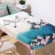 리브 트로피칼 테이블 보, 유 앤 미, 60 x 60 cm, 1개