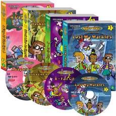 DVD 사이버 체이스 1집 4종세트 수학과 영어를 동시에 CYBER CHASE, 4CD