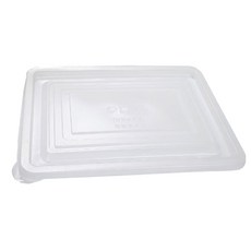 모든팩 일회용 볶음밥 용기 뚜껑 224 x 164 x 10 mm 불투명, 1개입, 400개