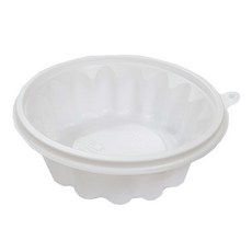 모든팩 일회용 냉면 용기 195 x 70 mm 백색 소, 1개입, 600개