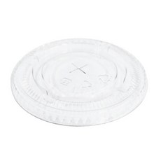 일회용 투명 평형 뚜껑 98 x 15 mm, 평면형, 1000개