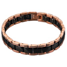 CHILSUNG 鍺磁能量手鍊 玫瑰金黑色, 1個