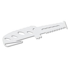 모든팩 일회용 악어 랩칼 70 x 25 mm 백색, 1개입, 4000개