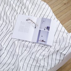 유트러스 아기 블랭킷 거즈 M, 싱글 체크