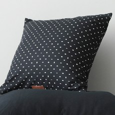 BO WELL 黑色方形抱枕套坐墊套, 烏諾亞