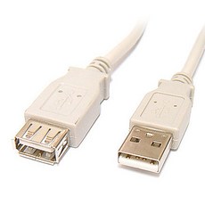 라인업시스템 USB 2.0 A형 연장 케이블 LS-USB-AMAF, 1개, 5m