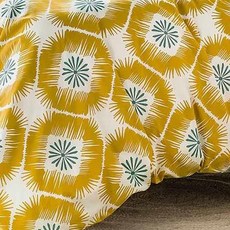 La Redoute 印花純棉被套 F696550, Yellow Blue