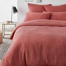 La Redoute 素色紗質被套 F696786, 臉紅的玫瑰