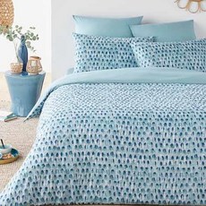 La Redoute 印花純棉被套 F696704, Blue Printed