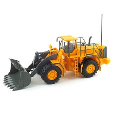 레프리카 1/28 볼보 불도저 모형3채널 RC카 QY451629YE, 혼합 색상, 1개