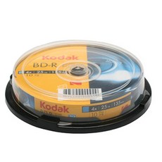 코닥 BD-R 25GB 공디스크 10p + 케이크박스, 1개