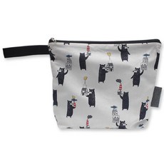 큐트에코 북유럽 방수 다용도 파우치 DTP나염, 큐트 베어