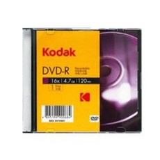코닥 DVD-R 공디스크 슬림케이스 10p, 1개
