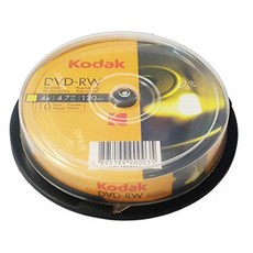 코닥 DVD-RW 공디스크 10p + 케이크박스, 1개