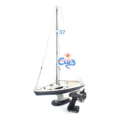 레프리카 디지털 1/25 University Club Yacht 2.4G RTR RC요트 HBE299058RTRD, 혼합 색상, 1개