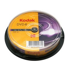 코닥 DVD-R 공디스크 10p + 케이크박스, 1개