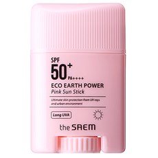 the SAEM 得鮮 Eco Earth Power粉色防曬棒 SPF50+ PA++++, 1入, 16g