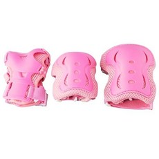 VLLU 미니3 아동용 보호대 무릎 2p + 손목 및 손바닥 2p + 팔굼치 2p, 핑크