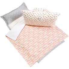 코니아일랜드 에코프리미엄 여름용 어린이집 낮잠이불세트 마이크로화이바, 마트로시카 핑크