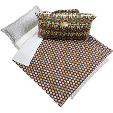 코니아일랜드 에코프리미엄 여름용 어린이집 낮잠이불세트 마이크로화이바, 몽이 브라운