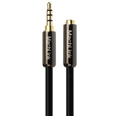 Machlink 4極立體聲公母延長傳輸線 5m, ML-SE4H050, 混色