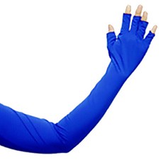 INCONTRO 半指涼感袖套, 藍色