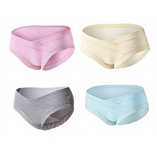 PANG PANG SHOP 蕾絲孕婦內褲組 4入