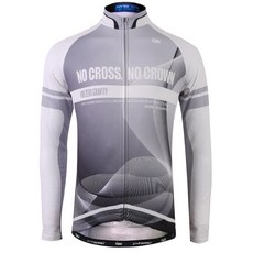 2NDWIND 中性款印花長袖拉鏈外套 JF210