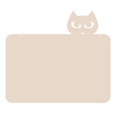 쿠 홈 인테리어 메모 보드 MO 22 걸이형 베이지, 아크릴