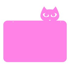 쿠 홈 인테리어 메모 보드 MO 22 걸이형 핑크, 아크릴