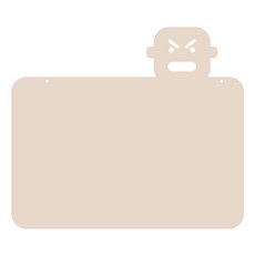 쿠 홈 인테리어 메모 보드 MO 21 걸이형 베이지, 아크릴