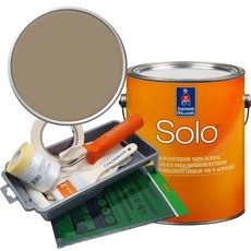 셔윈윌리암스 솔로 저광 1L 페인트 세트, SW6158 Sawdust, 1개