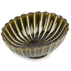 Kyohyo吉野萬花筒橢圓碗, 綠色, 1個